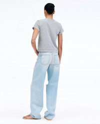 Slvrlake - Tess Long Twisted Seam Wide Leg Jeans