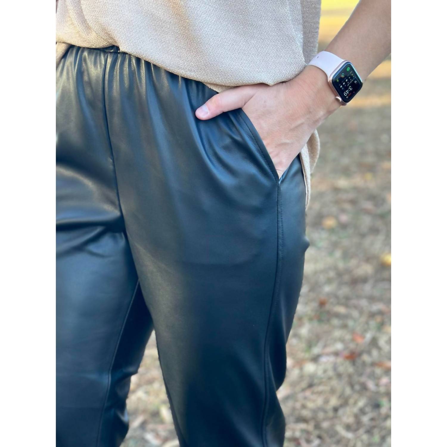 Z Supply - Lenora Faux Leather Jogger