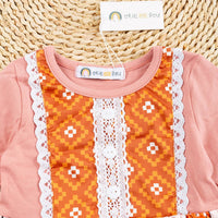 Okie + Lou - Girls Pumpkin Spice And Everything Nice Dress