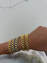 Chansuttpearls - Women's The Collins Diamond Watch Band Bracelet