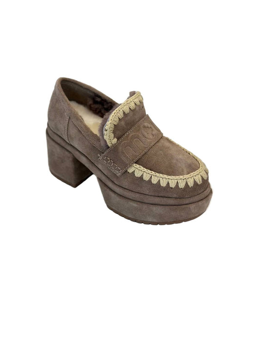 Mou - Women's Platform Suede Loafer