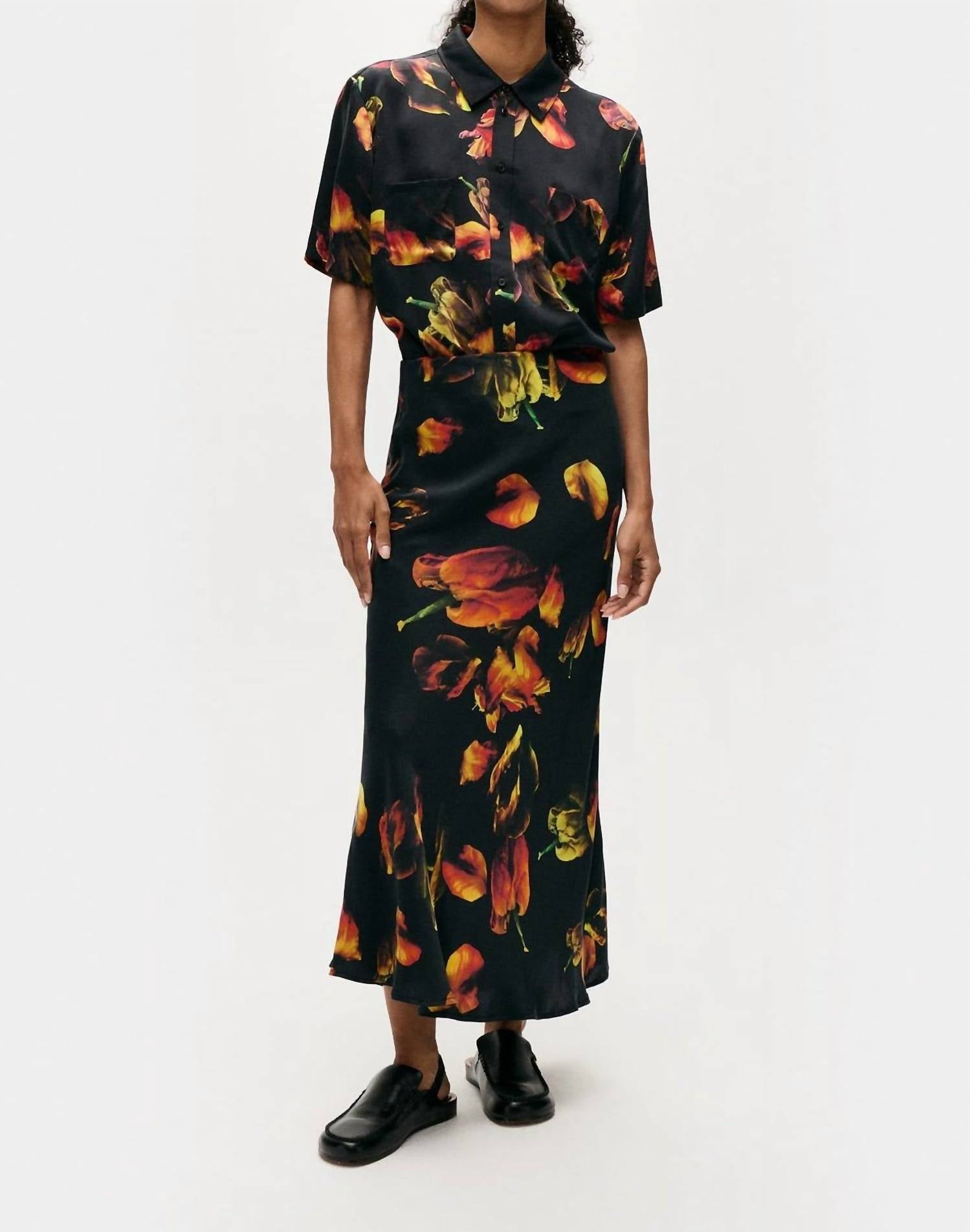 Silk Laundry - Tulipa Bias Midi Skirt