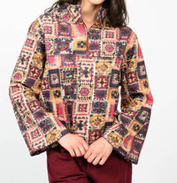 Ivy Jane - Zip Front Terry Popover Top