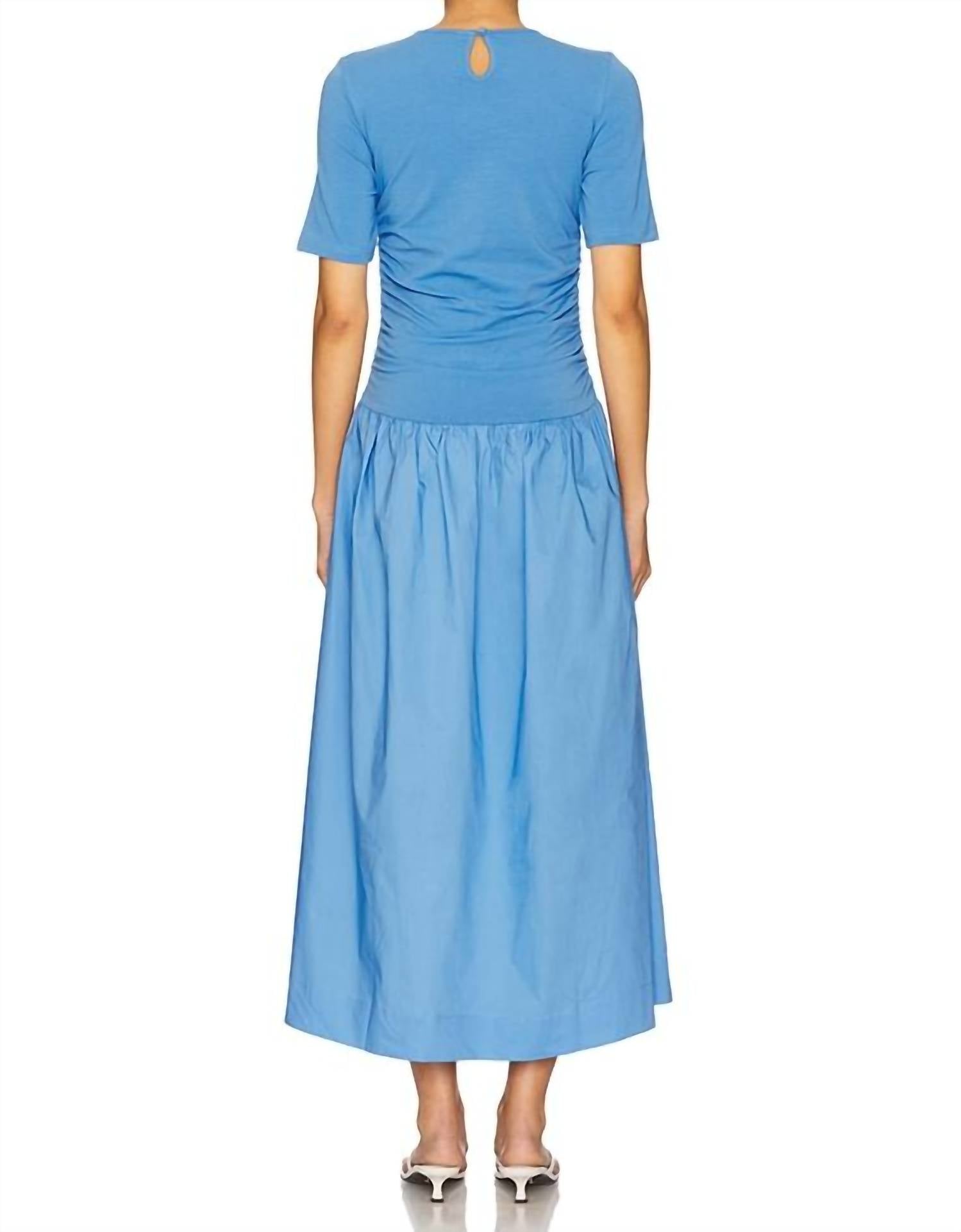 never fully dressed Grace Dress in cornflower blue - women's dress - detail view