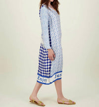 Me369 - Women's Violet V Neck Dress