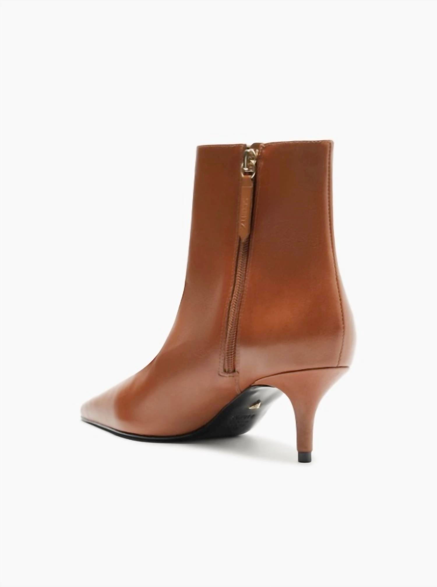 SCHUTZ WOMEN'S MIKKI MID BOOTIES in miele - women's shoe - alternate view
