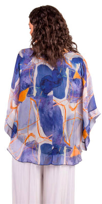 Gigi Moda - Coletta Abstract Silk Top