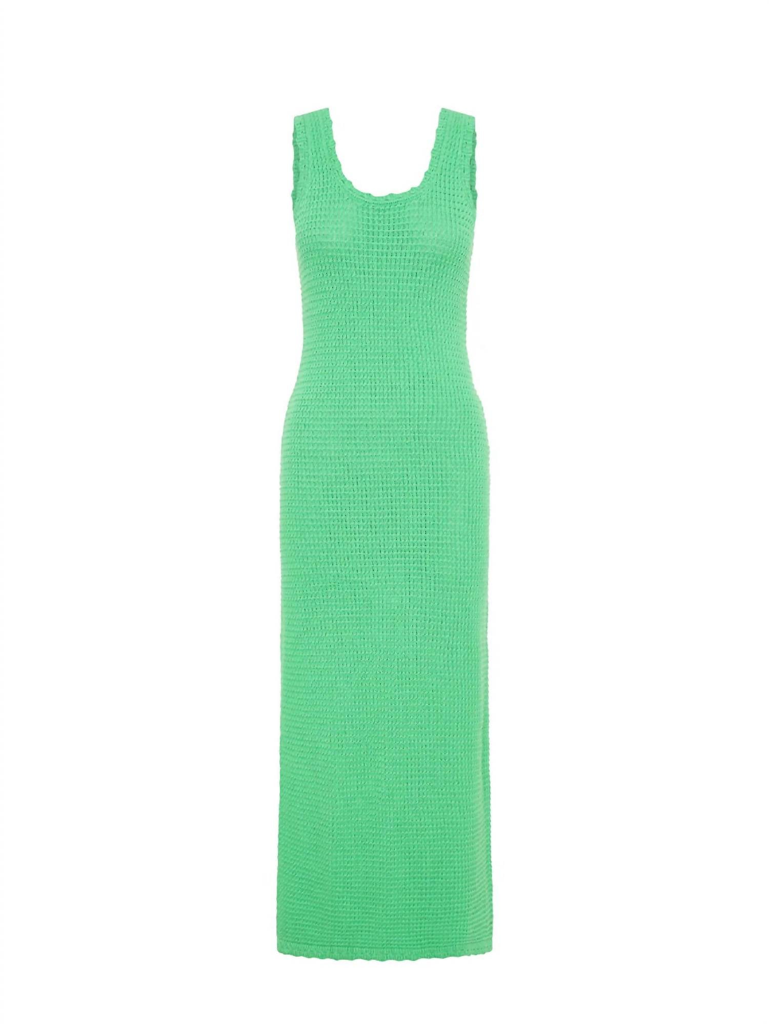 KIVARI Martina Maxi Knit Dress in green - women's dress - view 6