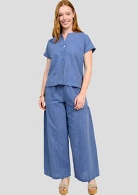 Ivy Jane - Wide Leg Stripe Pants