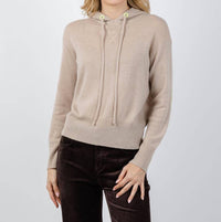 Kerri Rosenthal - Cashmere Imperfect Heart Sweater Hoodie