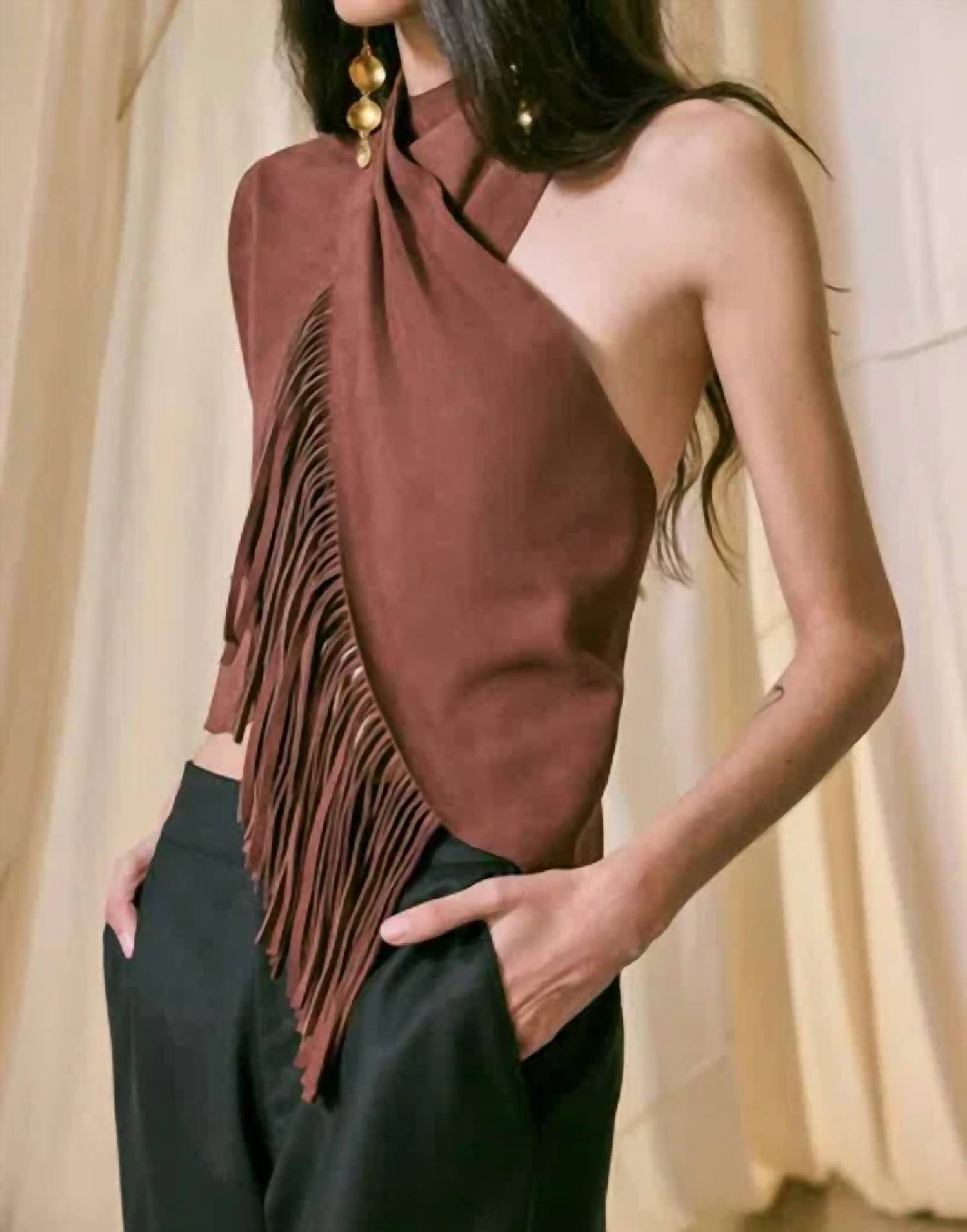 Johanna Ortiz - Deer Track Halter Top