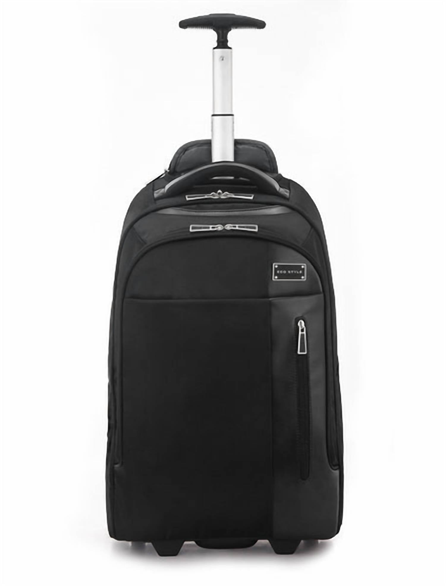 Eco Style Men's Exec Rolling Backpack in black - men's bag