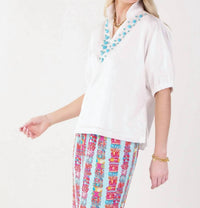 Emily Mccarthy - Poppy Dolman Sleeves Top