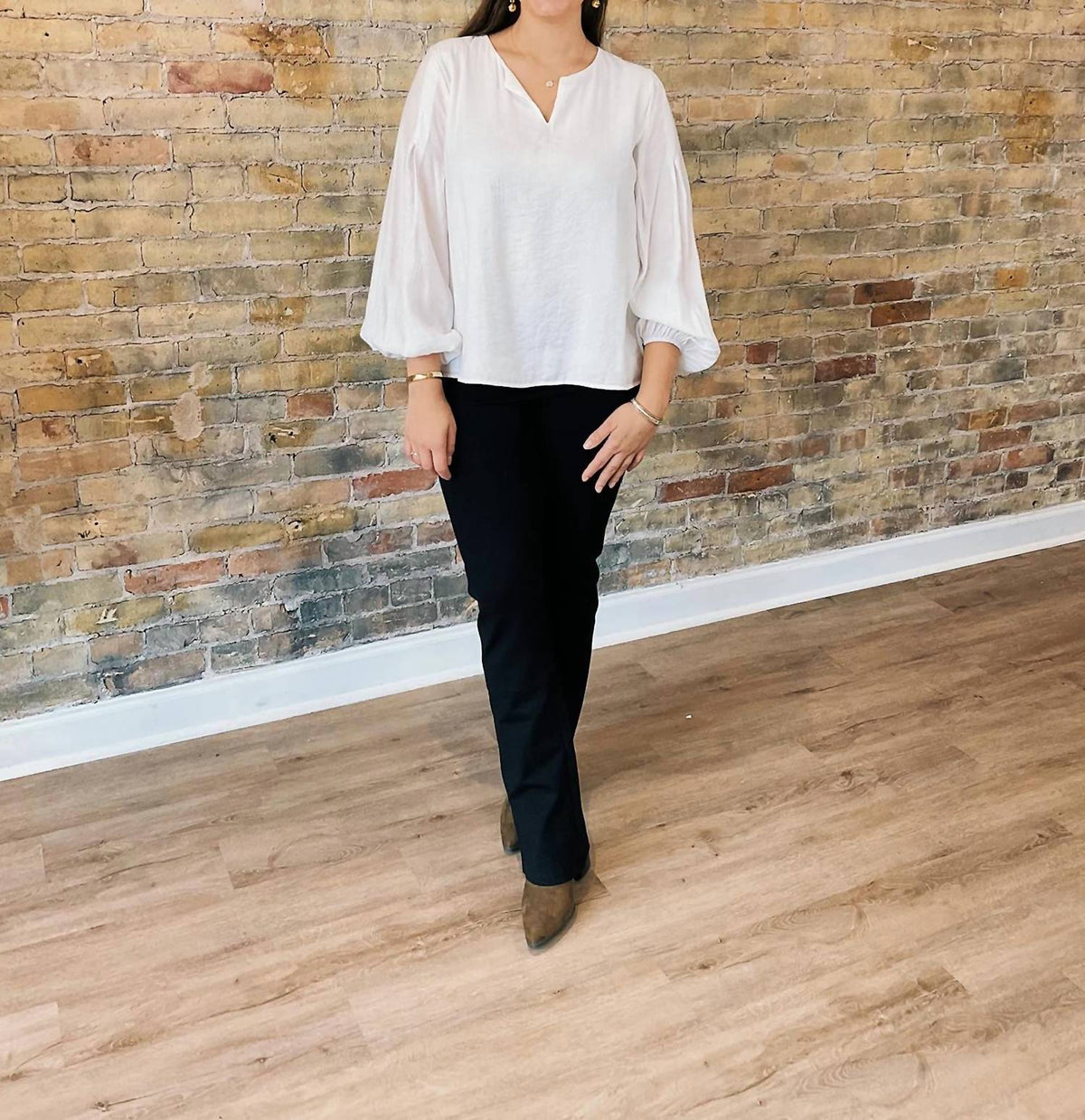Allie Rose - Savannah Long Sleeve Blouse