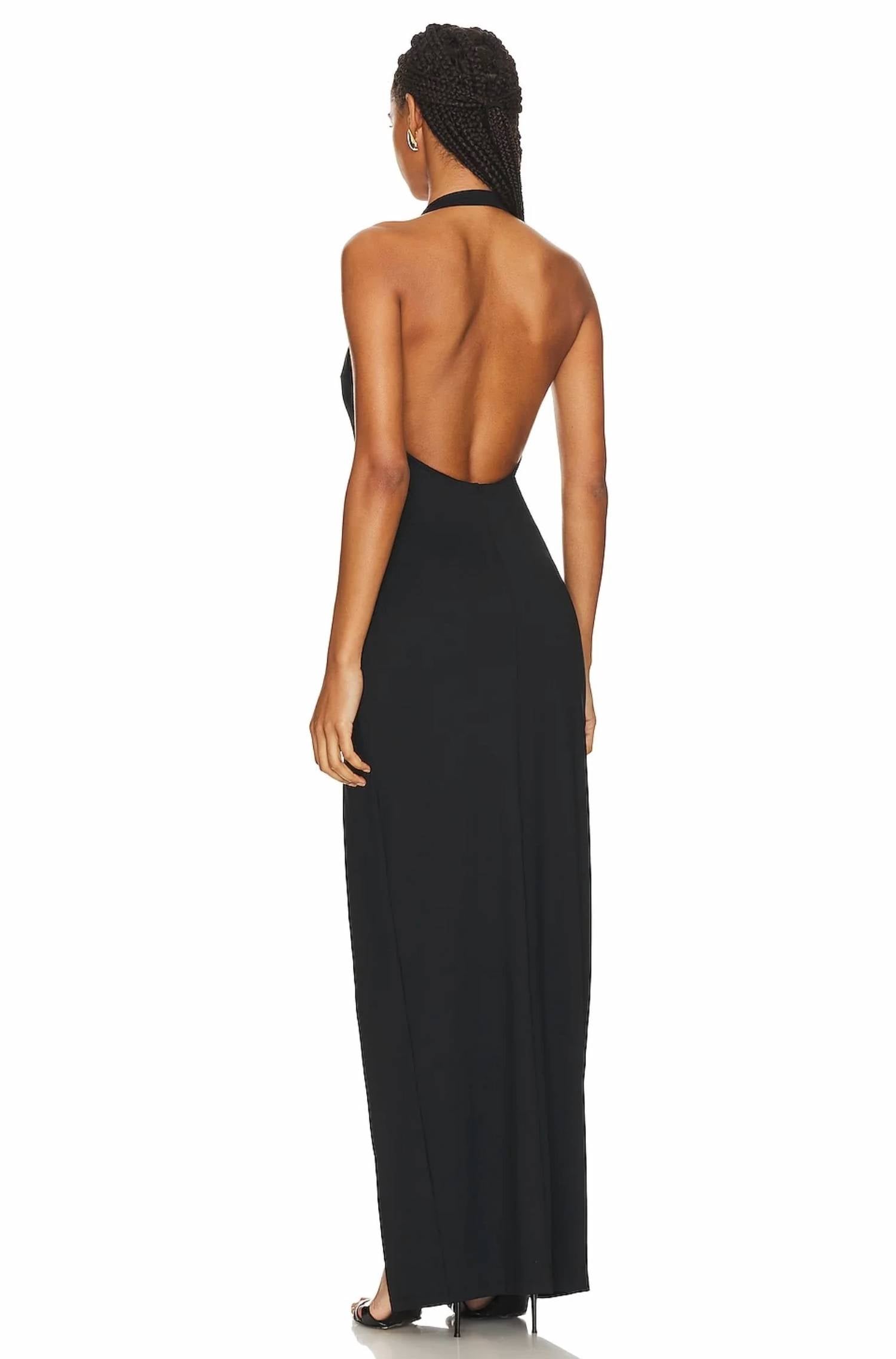 Susana Monaco - Women's Open Back Halter Cocktail Dress