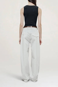Kallmeyer - Joel Pleated Starched Poplin Trouser