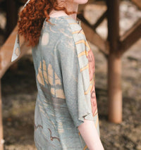 Market Of Stars - Sunrise Lands Luxe Bamboo Landscape Print Tunic Shirt