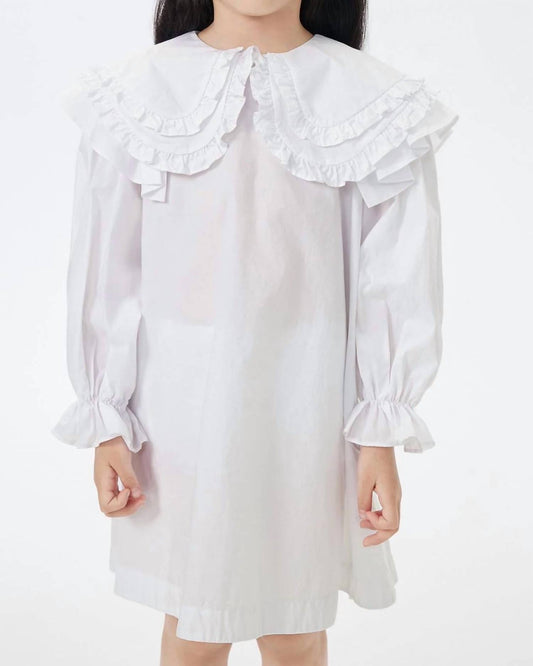 Jnby - Kids Ruffle Collar Cotton Dress