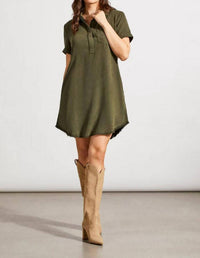 Tribal - Shirt Dress With Pockets