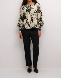 Kaffe - Kalouise Long Sleeve Round Neck Blouse