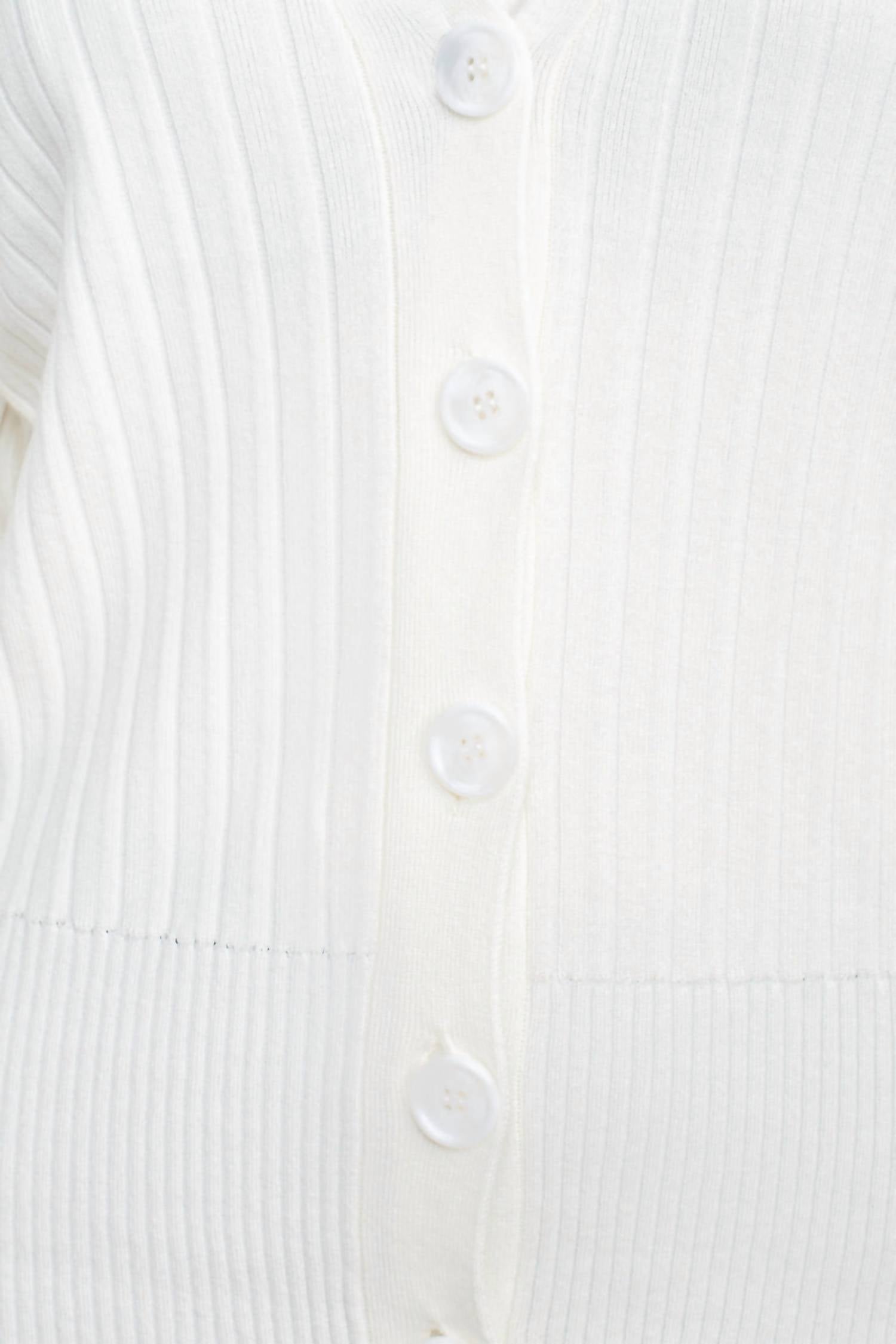 Cyrus - V-neck Button Down Long Sleeve Knit Cardigan
