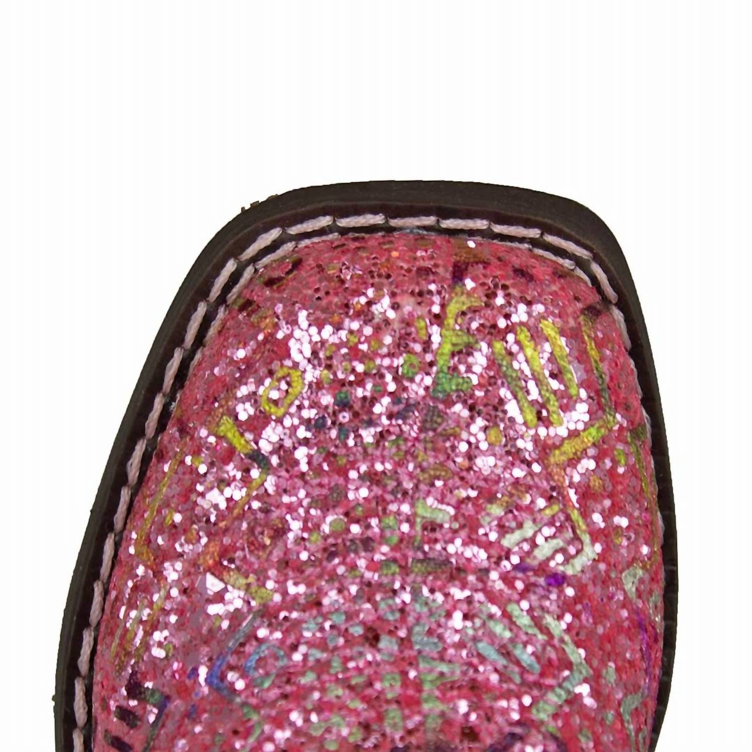 Roper - Girl's Southwest Glitter Aztec Boots
