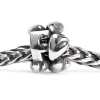 Trollbeads - Letter F Sterling Bead