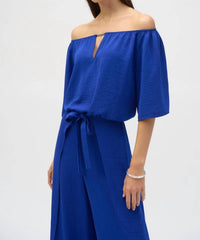 Joseph Ribkoff - Off-shoulder Culotte Jumpsuit