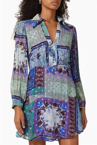 Rixo - Indy Patchwork Mini Dress