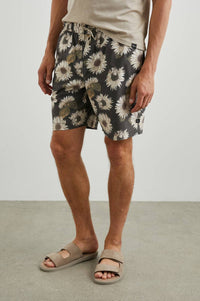 Rails Kian Swim Shorts in sunflower - men's swimwear - detail view
