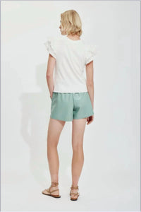 Melissa Nepton - Brigette Ruffle Sleeve Tee