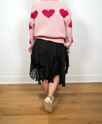 Oli & Hali - Elegant Adventures Lace Midi Skirt