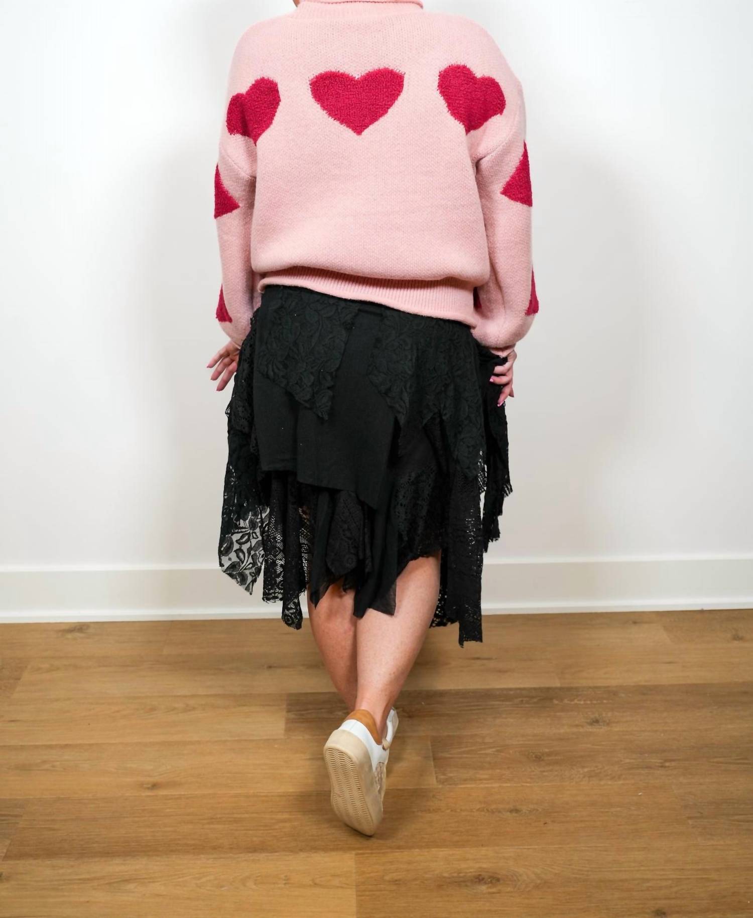Oli & Hali - Elegant Adventures Lace Midi Skirt