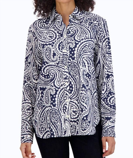Foxcroft - Meghan No Iron Paisley Shirt