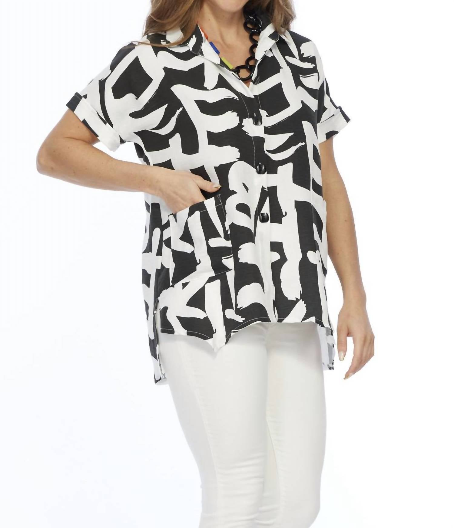 Lior - Harlow Button Front Shirt