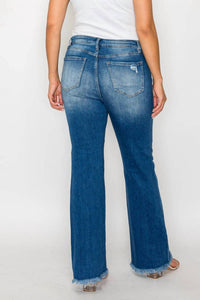 Bytos - High Rise Boot Cut Leg Jeans - Plus