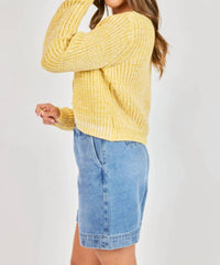 Sadie & Sage - Sunroof Tulip Hem Cardigan