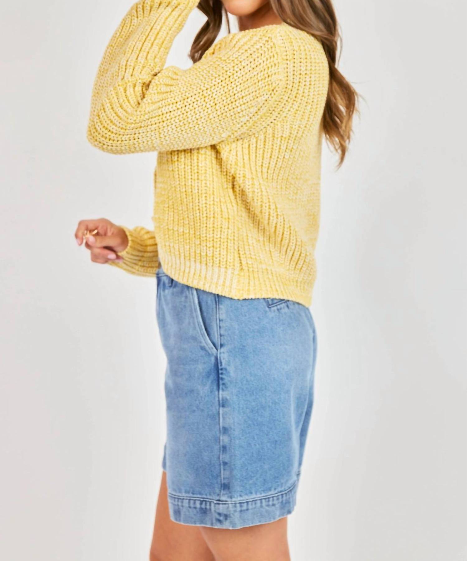 Sadie & Sage - Sunroof Tulip Hem Cardigan