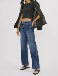 KanCan Monica High-rise 90’s Jeans in vintage dark - women's jeans
