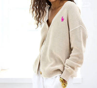 Kerri Rosenthal - Slouchy V-neck Cardigan