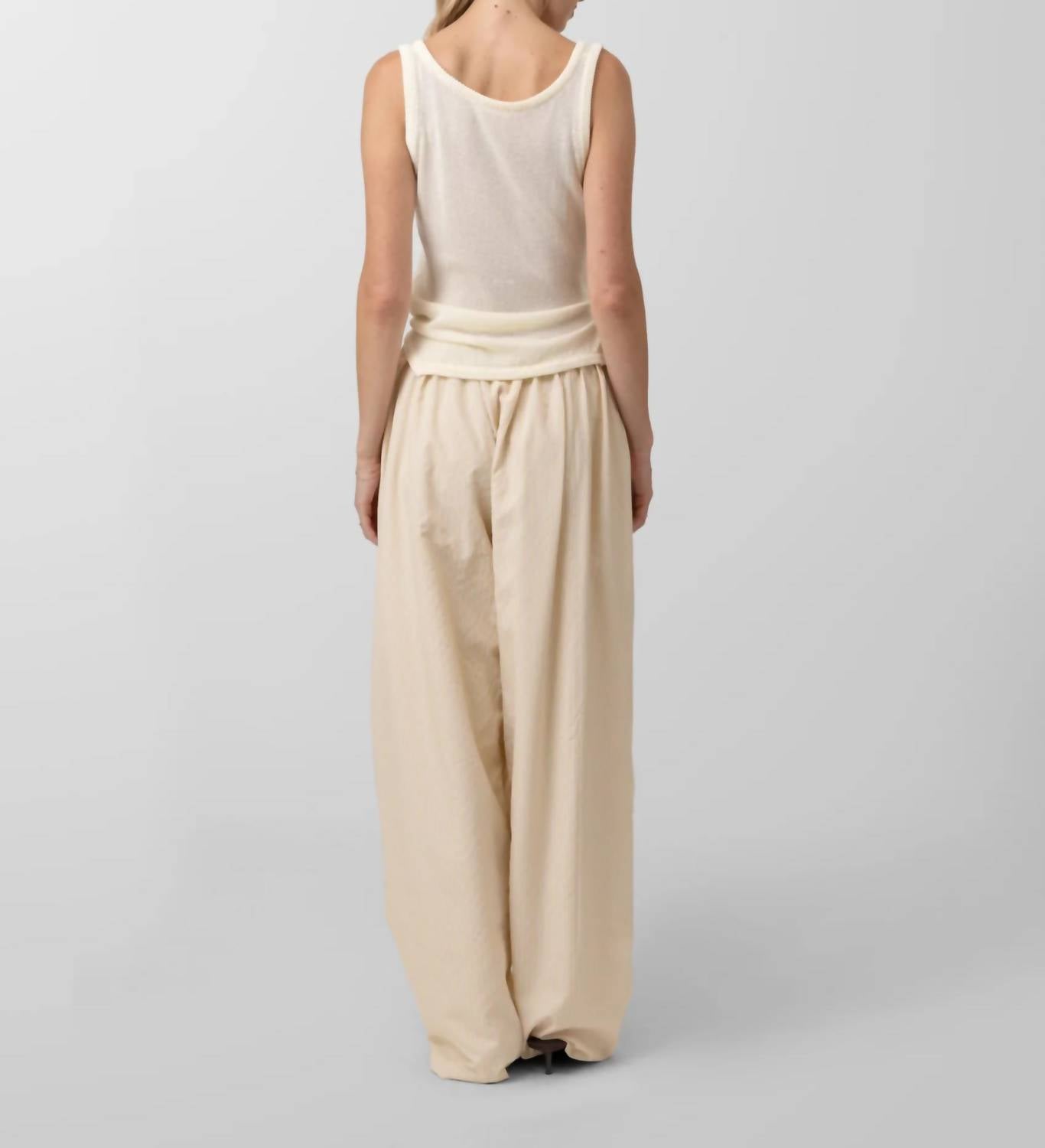 Line And Dot - Alvynne Drape Tissue Tank Top