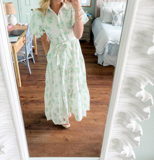 Peach Love - The Lily Grace Ankle Dress