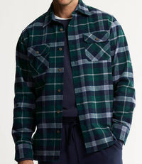 Jachs New York - Brawny Flannel Thermal Crewneck Shirt - 2-pack