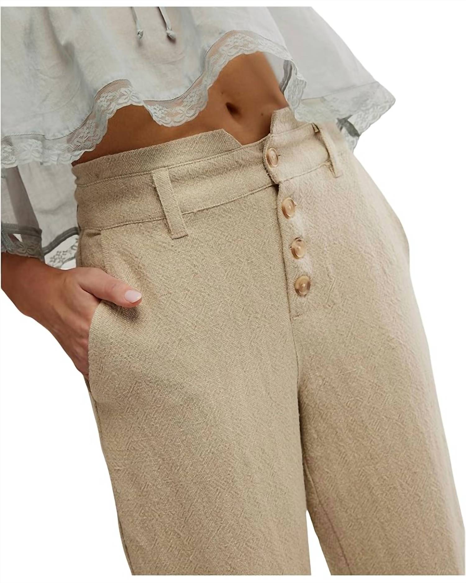 Free People - Parkway Cuffed Trousers