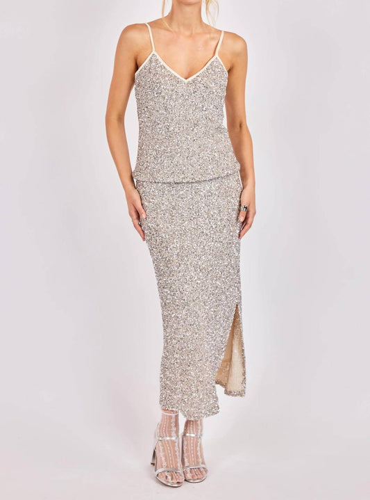 Sadie & Sage - Luster Sequin Maxi Skirt