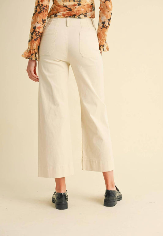 &Merci - Cropped Wide Leg Pants