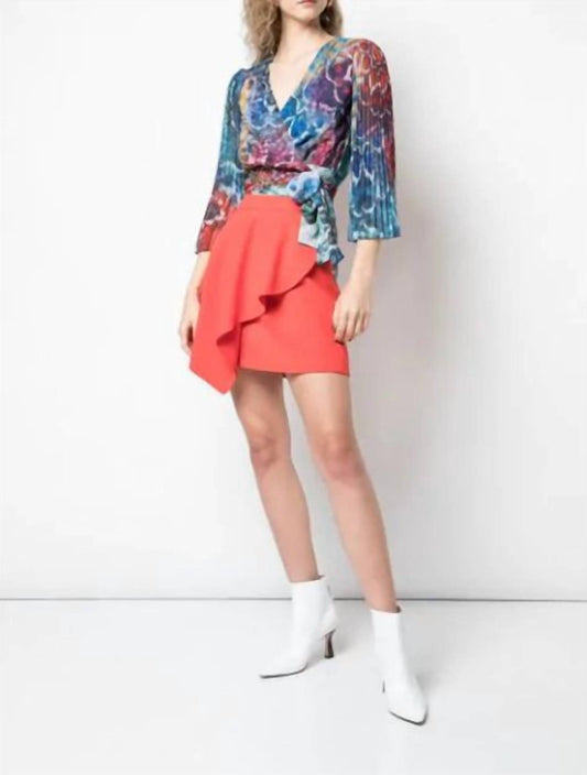 Alice + Olivia - Bray Wrap Blouse