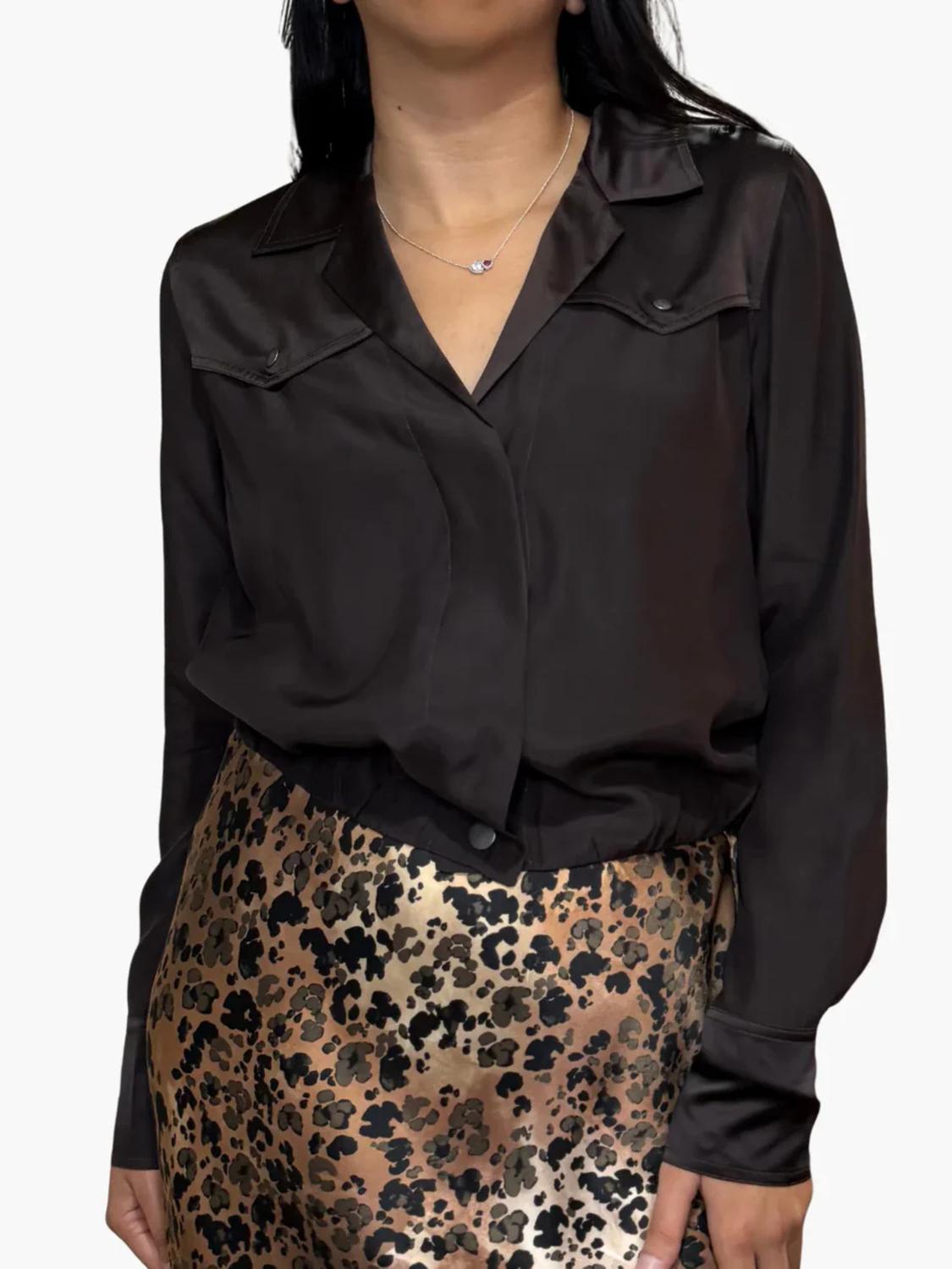 Go By Go Silk - Hepburn Silk Shacket