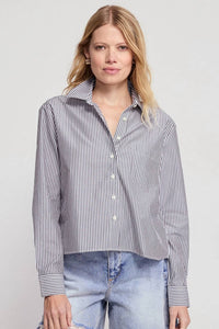 The Shirt - Long Sleeve Boxy Crop Shirt