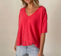 Six/Fifty - Doman V-neck Top